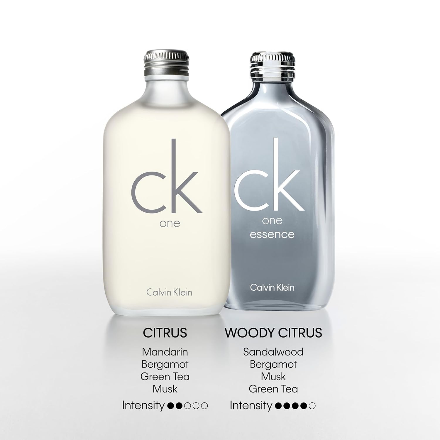 Calvin Klein CK One Essence Parfum Intense – Fresh Unisex Cologne – With Notes of Italian Bergamot, Organic Green Tea & Australian Sandalwood – Long Lasting Fragrance